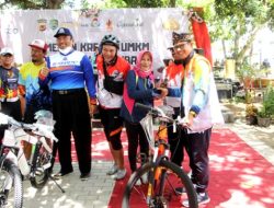 Kang Akur Ikuti Kegiatan Fun Bike KSI Dalam Gelaran Pameran Kreasi, UMKM, dan Produk Agro Subang