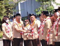 Kak Jimat Terima Penghargaan Lencana Melati Pada HUT Pramuka ke-61 Tingkat Jawa Barat