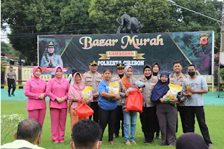 Polresta Cirebon Gelar Bazar Murah Ramadan 1445H