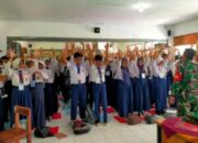 Wajib Bela Negara, Danramil 0504/Sagalaherang Berikan Wasbang Kepada Siswa SMAN Serangpanjang