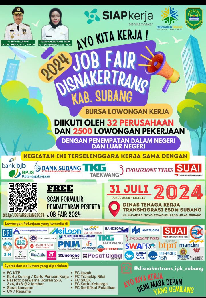 Job Fair Disnakertrans Tahunu 2024