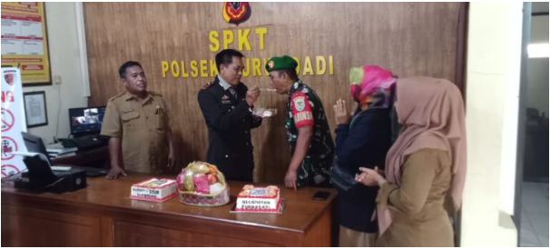 Polsek Purwadadi Gelar Acara Syukuran Memperingati HUT Bhayangkara Ke 78