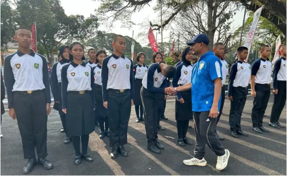 Pj Bupati Subang Kunjungi Pelatihan Paskibraka Tahun 2024