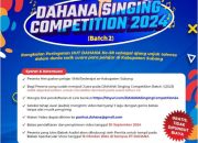 Buruan Daftar, Gratis ! Dahana Subang Gelar Singing Competition Batch II 2024