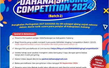 Dahana Subang Gelar Singing Competition Batch II 2024