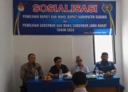 Gelar Sosialisasi, PWI Subang Ikut Kawal Pilkada Serentak 2024