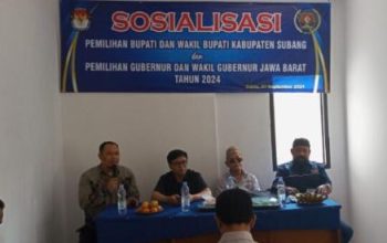 PWI Subang Gelar Sosialisasi Penyelenggaraan Pilkada 2024