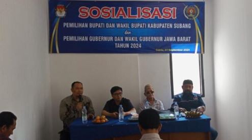 PWI Subang Gelar Sosialisasi Penyelenggaraan Pilkada 2024