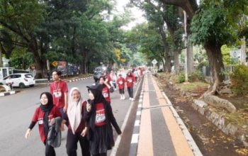 KPU Subang Gelar Gerak Jalan Pilkada 2024