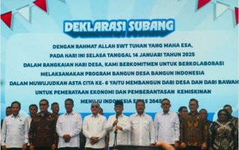 Hari Desa Nasional Kemendri PDT Dorong Swasembada Pangan dan Pemerataan Ekonomi