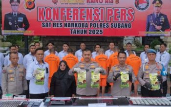 Polres Subang Berhasil Tangkap 6 Pengedar Narkoba