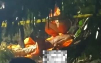 Tangkapan Layar Dari Video Viral Penemuan Jenazah Laki Laki