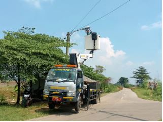 Dishub Subang Gencarkan Perbaikan Lampu Jalan