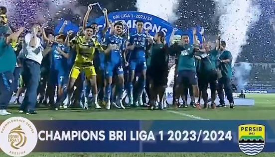 Persib Resmi Jadi Juara Liga 1
