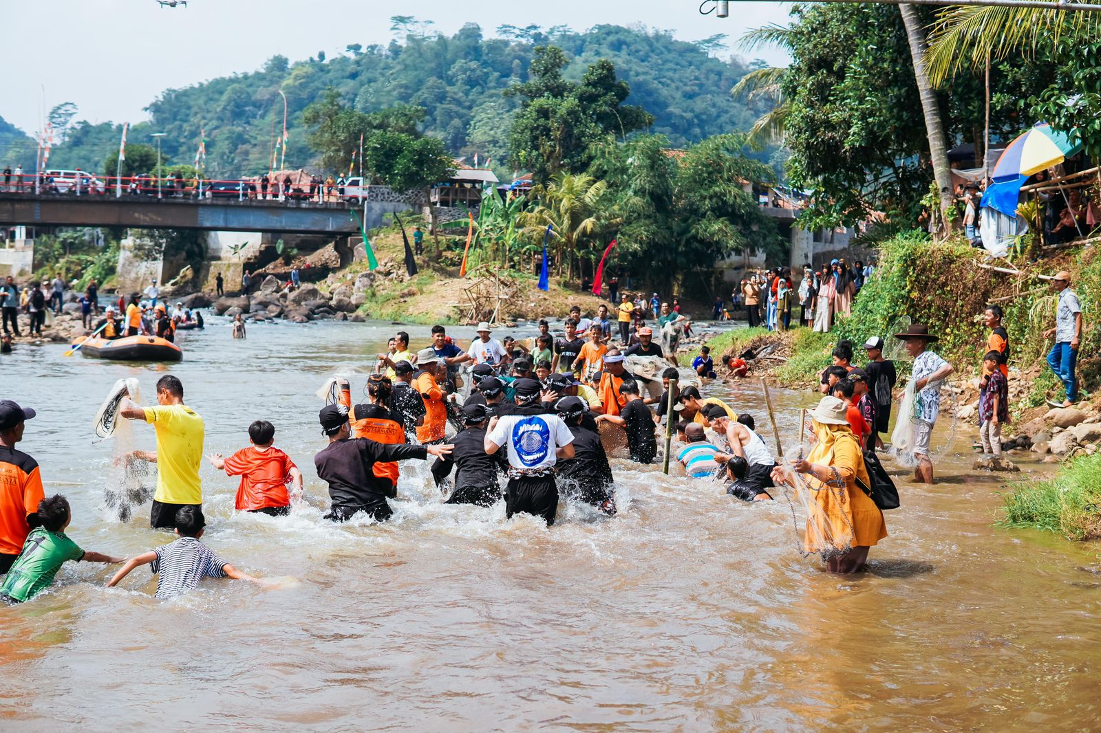 77 Festival 7 Sungai ke 10 yang digelar di Desa Cibuluh Kecamatan Tanjungsiang