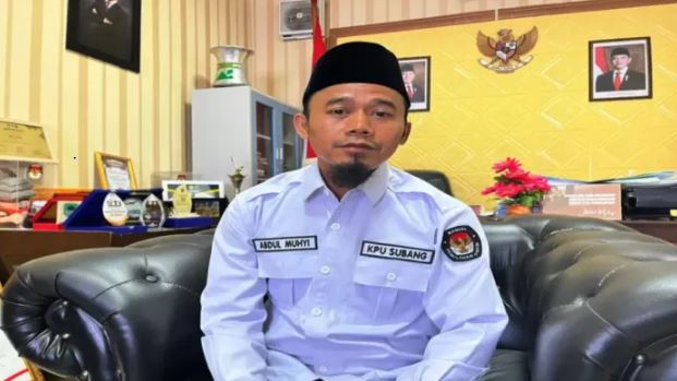 87 Ketua Komisi Pemilihan Umum KPU Subang Jawa Barat Abdul Muhyi