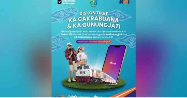 Nikmati Perjalan Murah KAI Daop 3 Cirebon Hingga Akhir Juli 2025