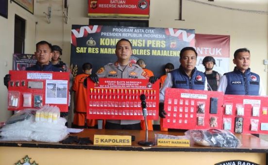 Satresnarkoba Majalengka Ungkap Modus Tempel COD 11 Kasus Terbongkar
