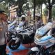 19 Polres Subang menggelar pemeriksaan kendaraan dinas roda dua R2 dan roda empat R4 milik Satuan Samapta serta Satuan Lalu Lintas di Lapangan Apel Polres Subang