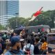 Aksi Massa Padati Gedung DPR Polisi Kerahkan 1.250 Personel untuk Amankan Jalannya Unjuk Rasa