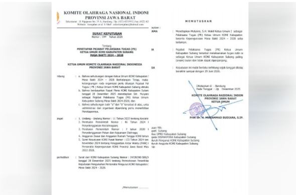 Indikasi Kasus Korupsi KONI Subang