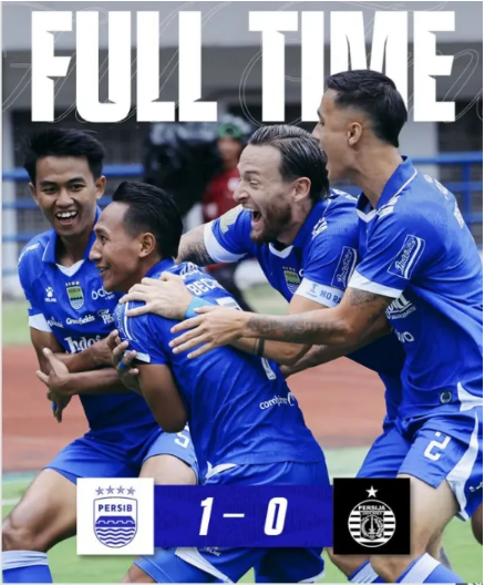 Persib Bungkam Persija 1 0 di GBLA Gol Beckham Putra Bawa Maung Bandung ke Puncak Klasemen